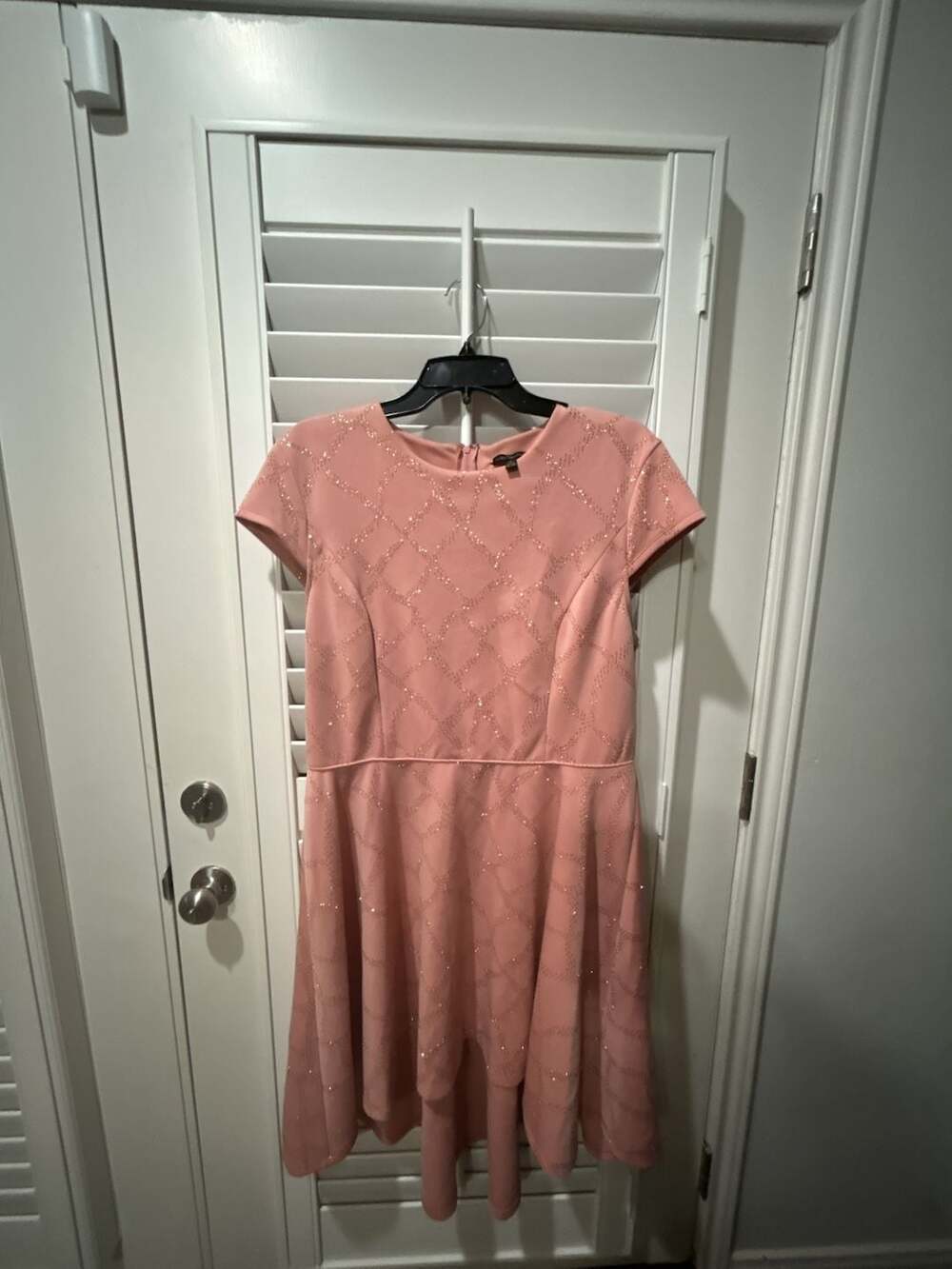 City Triangles Sparkly Midi Dress Size 13 Pink